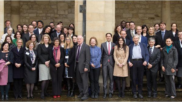 Event participants at All Souls College