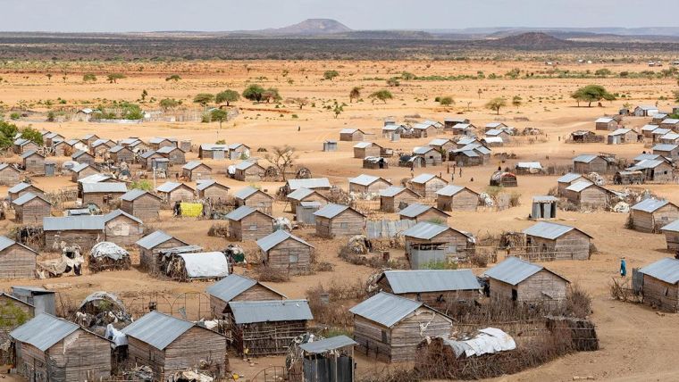 View over Melkadida refugee camp, Ethiopia
