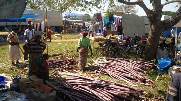 Refugee traders at Nakivale refugee settlement, Uganda. 