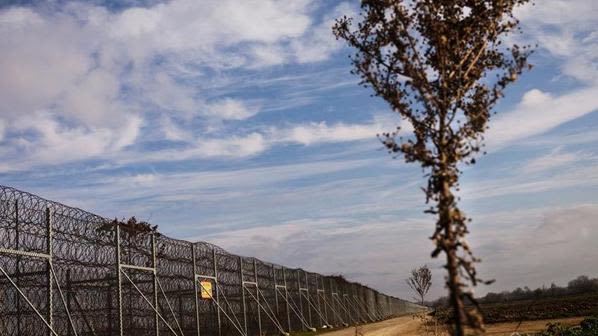 The Evros fence, built in 2012 by the Greek government in order to deter human trafficking gangs from sending refugees and migrants across the border from Turkey