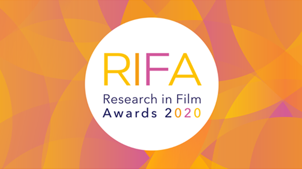 Logo for the AHRC Research in Film Awards