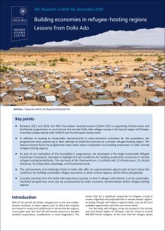 Building economies in refugee-hosting regions: lessons from Dollo Ado